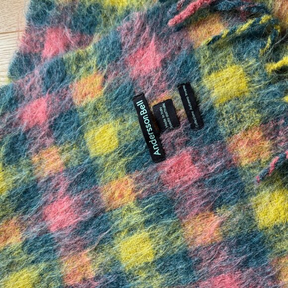 Andersson Bell Check-print scarf - Picture 3 of 4